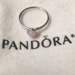 Authentic PANDORA size 6 sterling silver ring